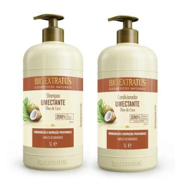 Imagem de Shampoo Condicionador Umectante Óleo De Cocô 1l Bio Extratus