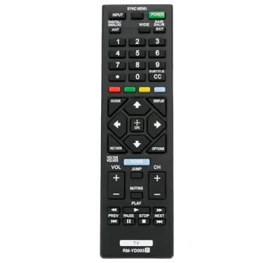Imagem de Controle remoto de substituição compatível com Sony Bravia TV KDL-46R450A KDL-50R450A KDL-46R470A KDL-24R400A KDL-40R450A KDL-42R475A KDL-32R435A KDL-46R453A KDL-32R421A KDL-39R475A KDL-46R453A 0R471