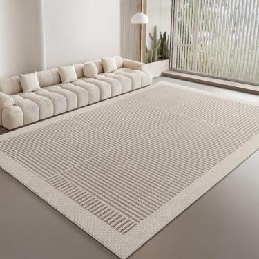 Imagem de Tapete moderno simples e grande para sala de estar, confortável, bonito, para quarto, fresco, elegante, para sofá, mesa de centro, para cama, MT77, QD, 300x400CM