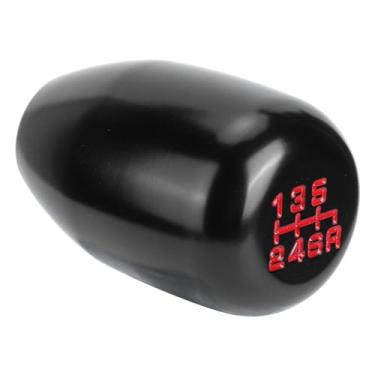 Imagem de Botão de Mudança de Marcha de Metal Manual Universal de 6 Velocidades para Carro Vermelho Azul Prata Preto Colorido (Preto)