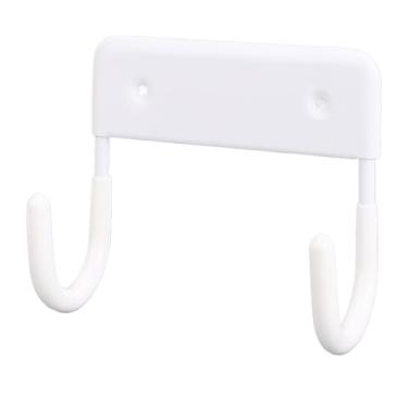Imagem de Tábua de Passar Roupa Gancho Suporte de Parede Multifuncional Estável para Economia de Espaço Organizador de Cozinha e Banheiro (Branco leitoso)