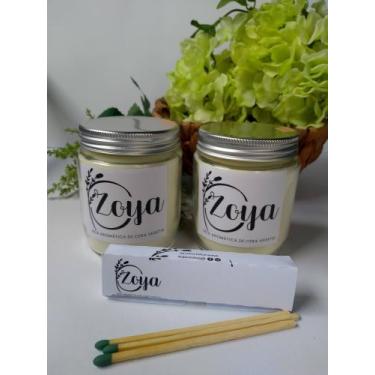 Imagem de Canela Spicy aroma 2 potes vela perfumada  Vela aromática Zoya - Zoya 