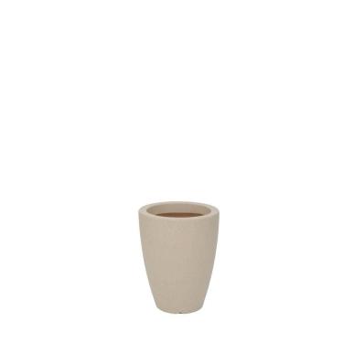 Imagem de Vaso Malta Cone Fosco 25x32cm Caixa Master Com 5 Unidades Granito Areia
