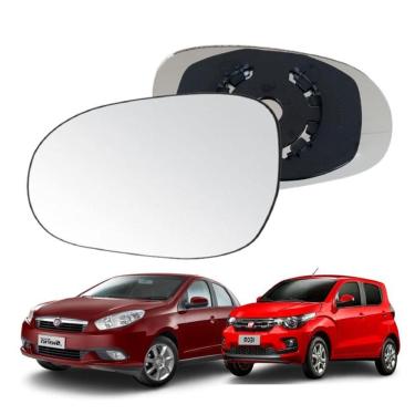 Imagem de Lente Retrovisor Com Base Grand Siena E Mobi Lado Direito