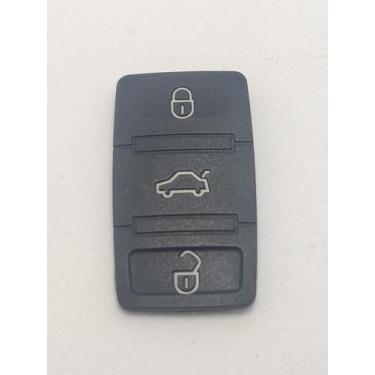 Imagem de Capa Botão Borracha Chave Gol Polo Fox Golf Spacefox 3Botoes