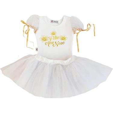 Imagem de Conjunto Ano Novo - body e saia tutu Tamanho:2