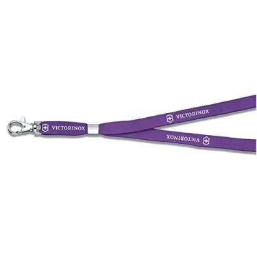 Imagem de Victorinox Cordão de pescoço 4.1879.503 V41879.503 com fecho de segurança breakaway, violeta, 500 mm