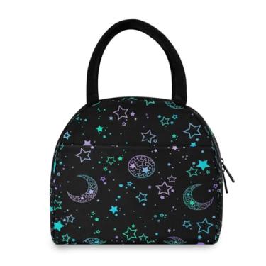 Imagem de senya Lancheira, bolsa para piquenique, viagem, geladeira, lancheira, estrela, lua, sol, lancheira, caixa