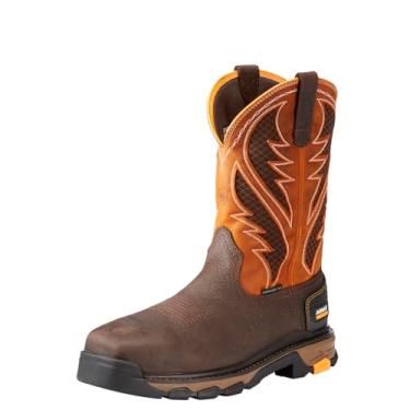 Imagem de Bota de trabalho masculina Ariat Intrepid Venttek Composite Toe, Bruin Brown/Sassy Orange, 7 Wide