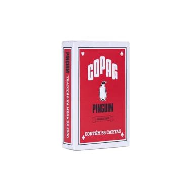 Imagem de Baralho Pinguim Naipe Convencional - Vermelho - Cartucho Unitário - Copag