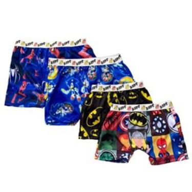 Imagem de Kit Cueca Box Infantil Super Heróis - SGB Modas, 6