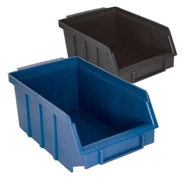 Imagem de  Kit 30 Caixas Bin Gaveteiro Box Organizador Empilhavel Plástico Nº4 P