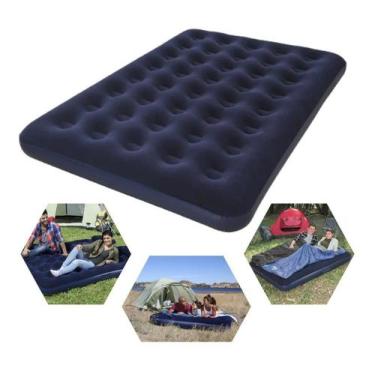 Imagem de Colchão De Ar Inflavel Grande Casal 295kg Resistente  - Kala, Azul, Ma