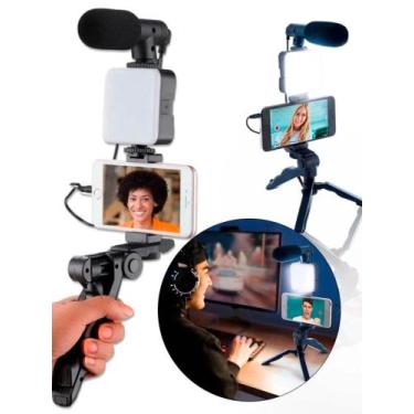 Imagem de Kit De Gravação Celular 5 Em 1 Youtuber Marketing Digital - Kapbom
