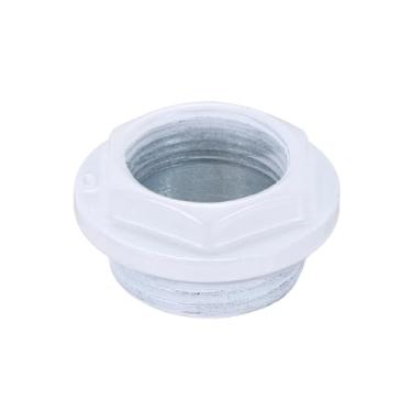 Imagem de PATIKIL Bucha redutora de radiador, rosca direita BSP de 2,5 cm x 3/10.2 cm BSP plugues de ventilação de ar do radiador, plugues de ferro fundido para aquecedor de radiador, branco