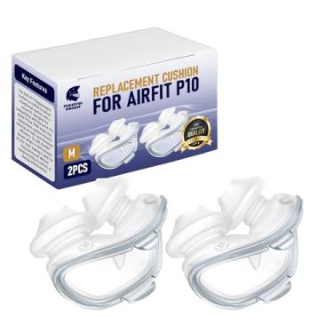 Imagem de Almofada Nasal Airfit P10 (Média - Pacote Com 2) - Almofada Nasal De Silicone Macio Para Máscara Cpap Com Estrutura Tubular - Almofada Nasal Leve Para Cpap Para Um Sono Melhor