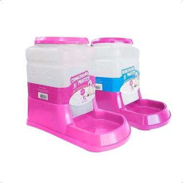 Imagem de Kit Comedouro E Bebedouro Automático 3L Para Cães E Gatos - Alvorada, 