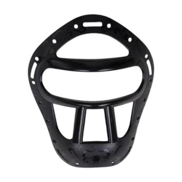 Imagem de Pegciuho Karate Sparring Face Shield Máscara destacável Guarda facial da tampa do rosto para atletas, Preto