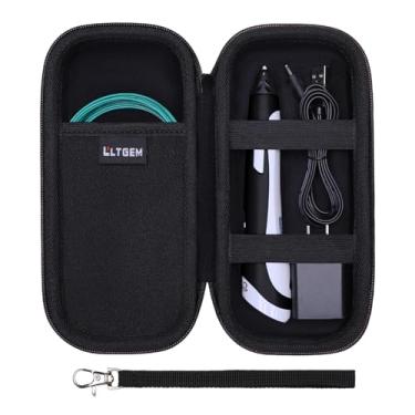 Imagem de L LTGEM Estojo Compatível Com Caneta De Impressão 3D Scrib3D P1/Advanced, Cabo Carregamento, Plugue E Filamento, Preto (Somente Estojo)