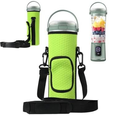 Imagem de NUENSS-ROR Bolsa De Armazenamento Para Liquidificador Portátil Ninja Com Capa Protetora Contra Poeira E Alça Ajustável Bc151Nv/Bc51Nv/Bc151Bk/Bc151Cr/Bc151Em/ Bc151Pr/Bc151Wh/Bc155Ps Blast (Verde)