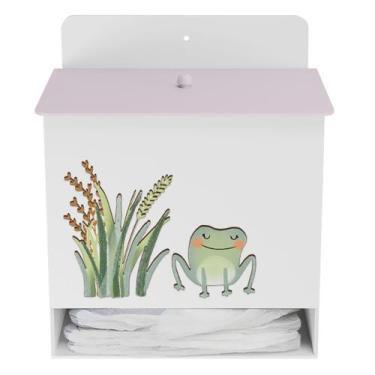 Imagem de Porta Fralda Kit Higiene MDF Quarto Infantil Patinhos - Neném na Nuvem