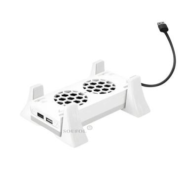 Imagem de Suporte Vertical Para Xbox Series S Cooler 3 Gear Ajuste Ventilador De