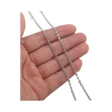 Imagem de Corrente Frisada De Aço Inoxidável De 2 Metros Para Colar DIY Pulseira