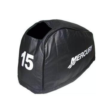 Imagem de Capa Capô p/ Motor Popa Mercury 15HP (Mod: Americano) - MFX