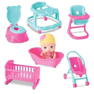 Imagem de Boneca Little Dolls Casinha - Divertoys