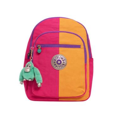 Imagem de Mochila Kipling Seoul XL Laranja C/Porta Notebook Chromapop 