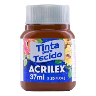 Imagem de Tinta Para Tecido Fosca Acrilex 37ml | Alta Cobertura, Fixação a Frio, 1 Unidade, Acabamento Fosco Para Artesanato e Customização em Algodão (Cerâmica 506)