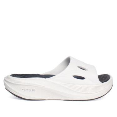 Imagem de Chinelo Unissex Olympikus Pós Corre Eleva Pro Branco, Branco, 37
