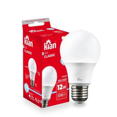 Imagem de Lâmpada led bulbo 12,0w biv e27 6,5k kian