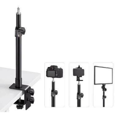Imagem de Suporte Mesa Universal Sr-Z70 Braçadeira Câmeras, - Worldview