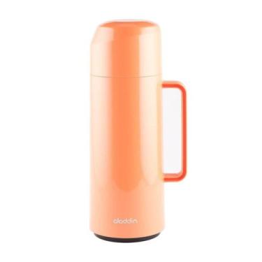 Imagem de Garrafa Térmica Aladdin Massima Rolha Laranja 1L