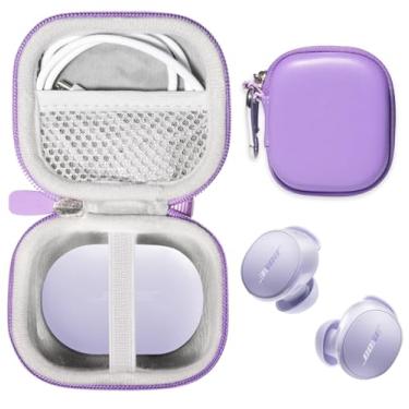 Imagem de CaseSack Capa Para Fones De Ouvido Bose New Quietcomfort True Wireless Com Cancelamento Ruído (Roxa)