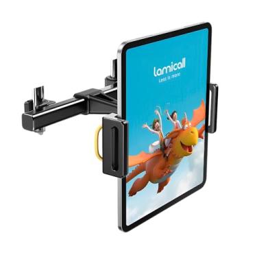 Imagem de Suporte para Tablet P3 para Encosto de Cabeça de Carro, Suporte para Crianças, Itens Essenciais para Viagens Rodoviárias, Compatível com Dispositivos de 4,7 a 12,9 Polegadas