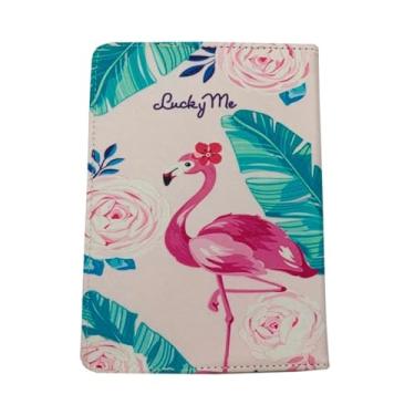Imagem de Capa Protetora Universal para Tablet 7-8 Polegadas Estilo Carteira Suporte Ajustável Adulto Infantil Flamingo 2