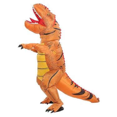 Imagem de kowaku Fantasia de Dinossauro Inflável, Traje de Dramatização para Corpo Inteiro, Roupa Adorável, Animal