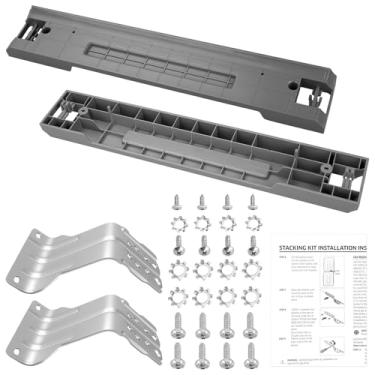 Imagem de Anlvxin Kit de empilhamento de secadora SKK-7A SKK8K atualizado - Substituição para lavadoras e secadoras de carga frontal Samsung de 27 polegadas - kit de empilhamento de roupas substitui SKK-7A, SK