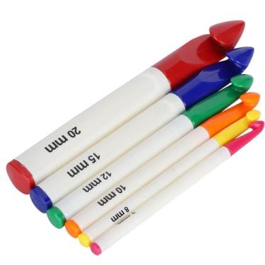 Imagem de GLOGLOW 6pcs Gancho de crochê Multicolor