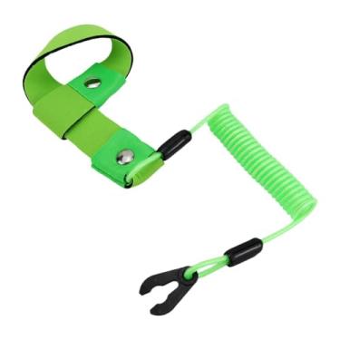 Imagem de Mqetly Interruptor de Segurança para Barco, Cordão de Segurança para Pulso, Cinto de Segurança para Corte de Motor, Cordas de Segurança para Motor de Popa Ma, Verde