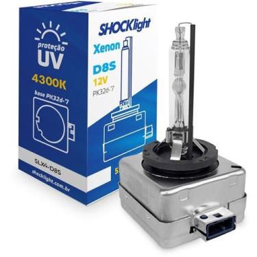 Imagem de Lâmpada Shocklight Xenon D8s 4300k 25w 12v Luz Amarela