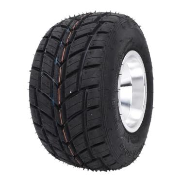 Imagem de Aramox 10x4.50 5 5 Pneu Roda Dianteira 4pr Cyless, Anti -punção ATV UTV Carrinho, Design Baixo para Deslizamento Controlado e Estabilidade Aprimorada, Pneu Kart, Sólido para Cortador