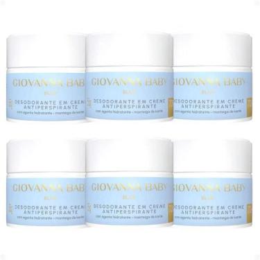 Imagem de Kit Giovanna Baby Blue: 6 Desodorantes em Creme Antiperspirante 55g