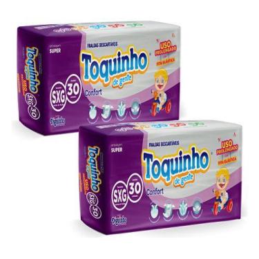 Imagem de Kit 2 Fralda Infantil Bebe Toquinho Diguinho Atacado Barato, Sem gêner