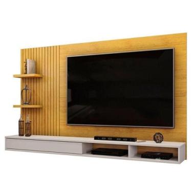 Imagem de Painel Para Tv Suspenso Bento Cedro Bali  Dj Móveis
