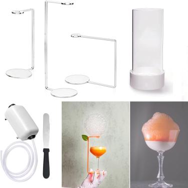 Imagem de Gerador De Espuma De Gastronomia Molecular Para Cozinha, Bebidas, Coquetéis, Kit De Geração De Espuma Portátil