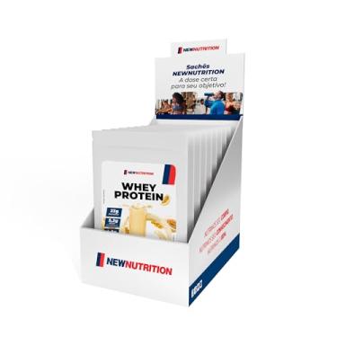 Imagem de NEWNUTRITION, Sache Whey Protein Concentrado 30g Sabor Mousse De Maracujá Caixa com 10 Unidades