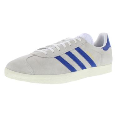 Imagem de adidas Tênis masculino Gazelle Indoor, Branco/Azul/Branco, 45